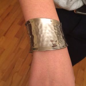 Silver metal cuff
